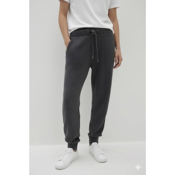 NWT Naked Cashmere Mavis Jogger in Charcoal Knit Pull-on Sweater Pants S - Picture 8 of 8